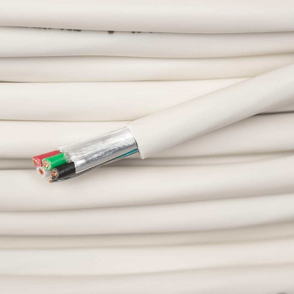 22 AWG 4/C Plenum Rated Shielded Sound & Security Cable - 1000 Feet S538571