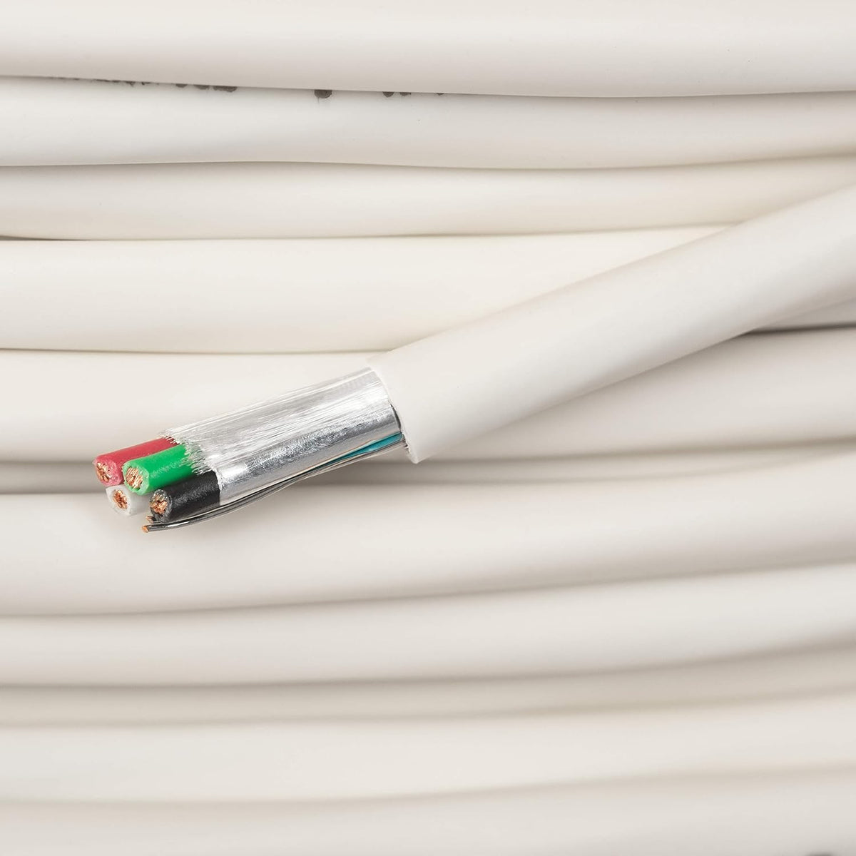 22 AWG 4/C Plenum Rated Shielded Sound & Security Cable - 1000 Feet S538571