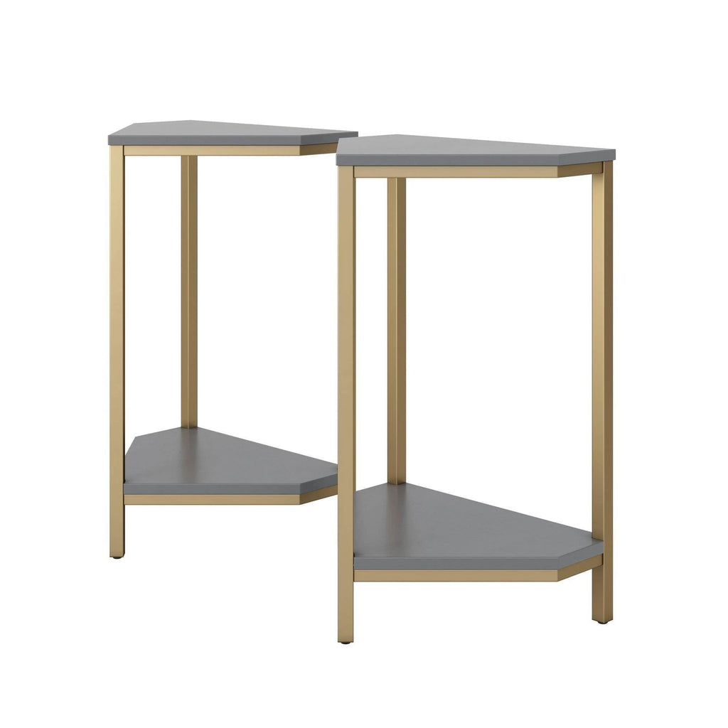 Gray End Table Set H1143