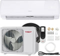 12,000 BTU Ductless Mini-Split Air Conditioner Heat Pump with Installation Kit T7036