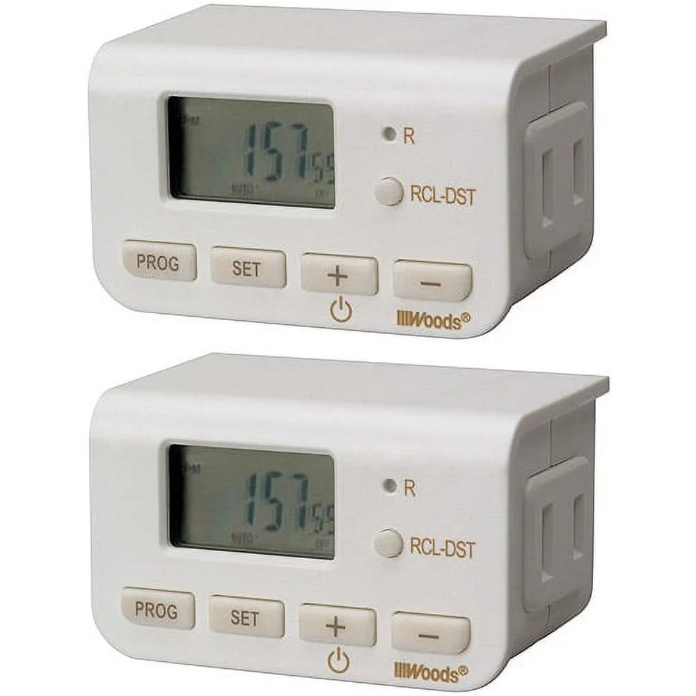 2 Pack Digital Plug-In Timer H17282