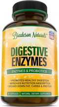 60 Capsules Digestive Enzymes & Probiotics Dietary Supplement B688