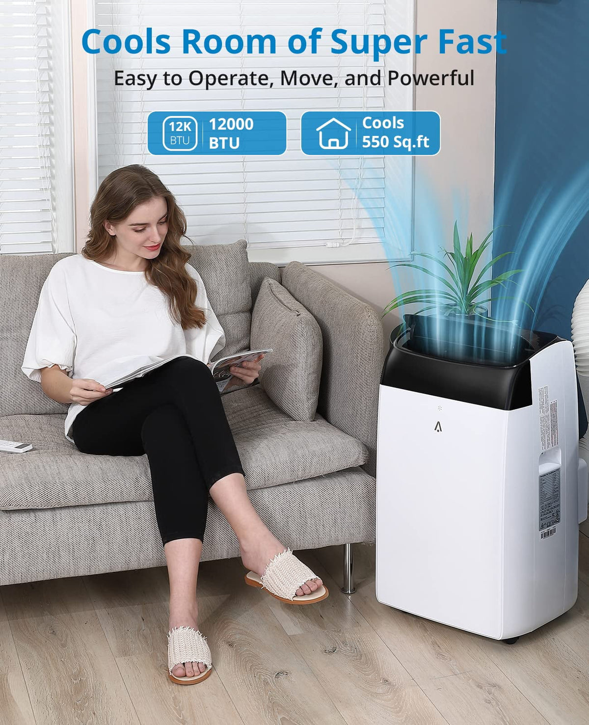 10000 BTU Portable Air Conditioner 3-in-1 with Remote Control J130481