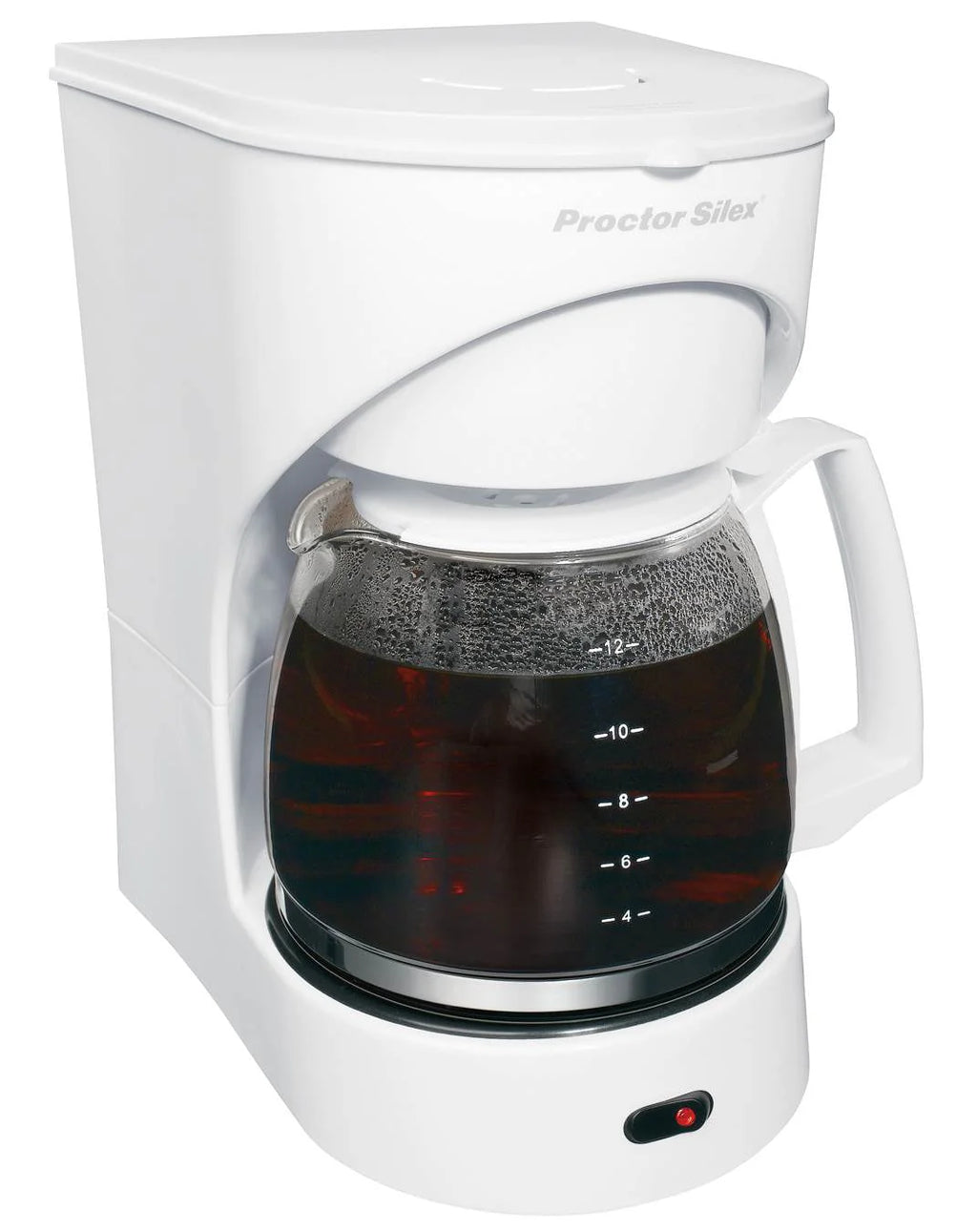 12-Cup White Coffee Maker V7030