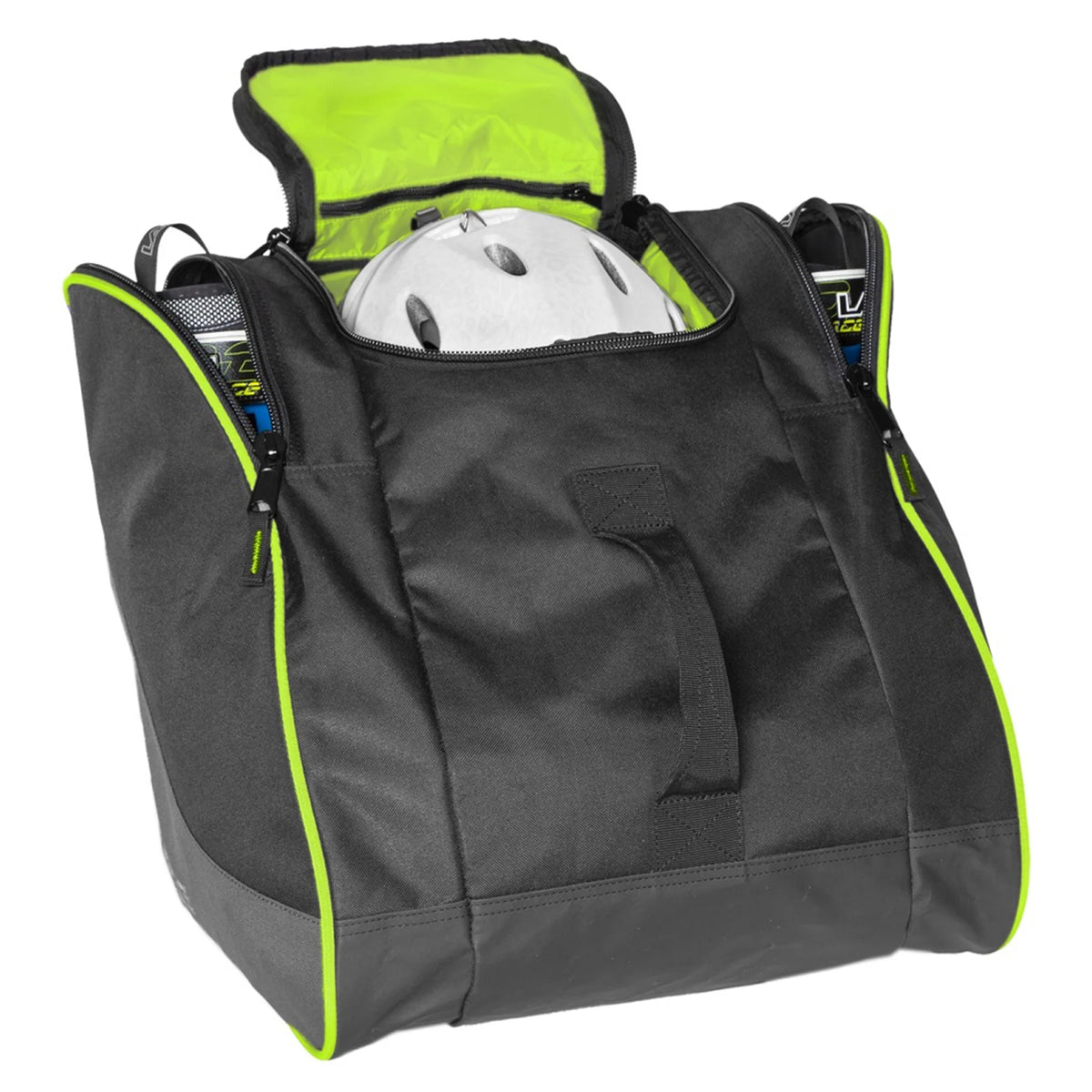Green/Black Padded Ski Boot & Gear Backpack Bag T9841