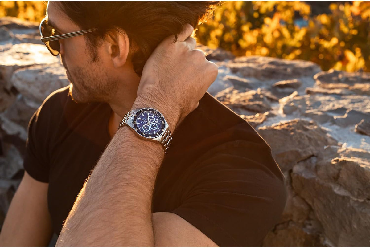 Two-Tone Stainless Steel Chronograph Quartz Watch M104711
