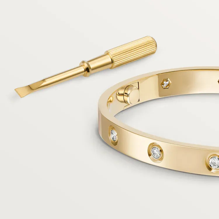 Bracelet with 10 Diamonds J137449