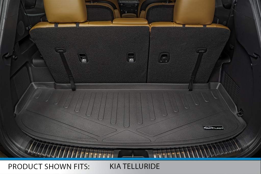 Black 3 Row & Cargo Floor Mat Liner Set X24814