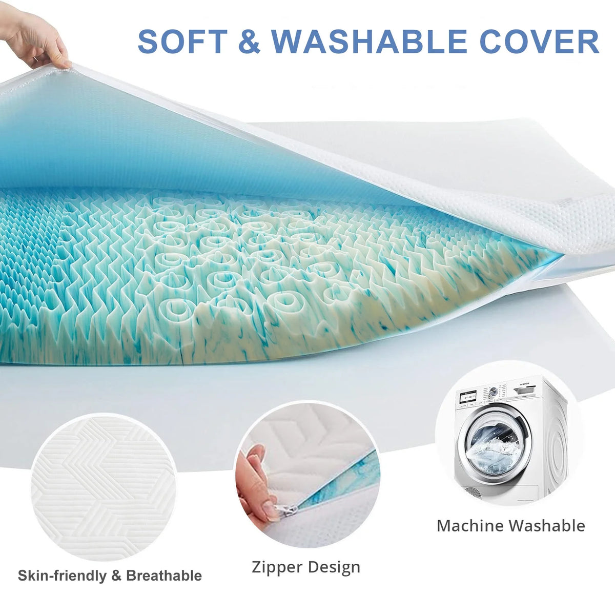 14 inch Gel Memory Foam Queen Size Mattress D78278