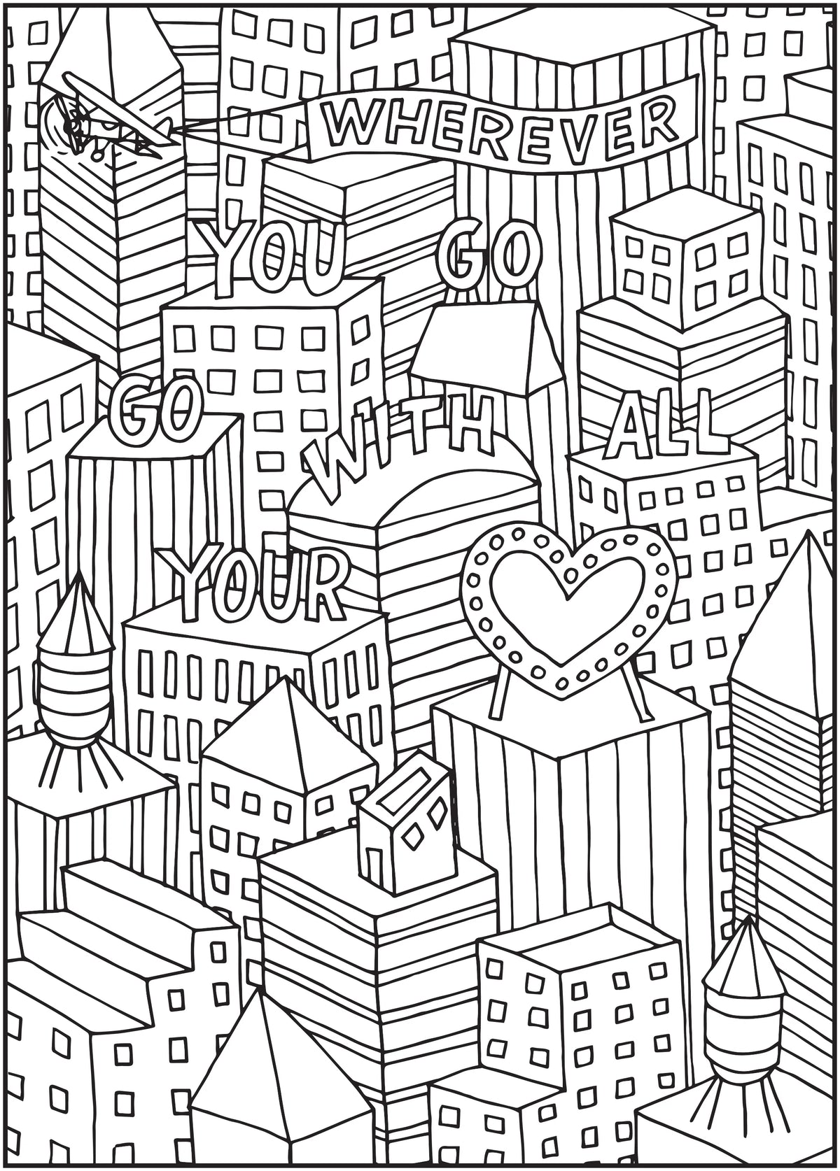 64 Pages Adult Coloring Book F4515