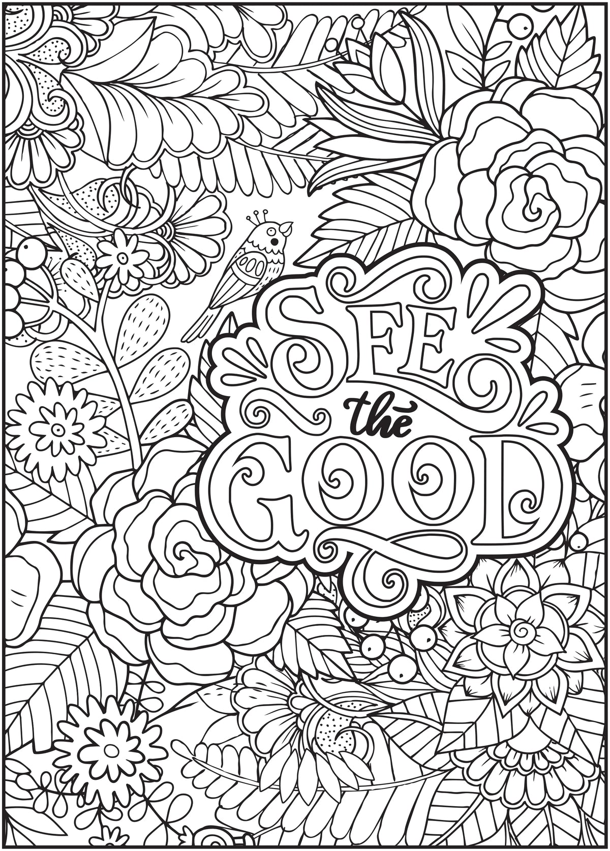 64 Pages Adult Coloring Book F4515