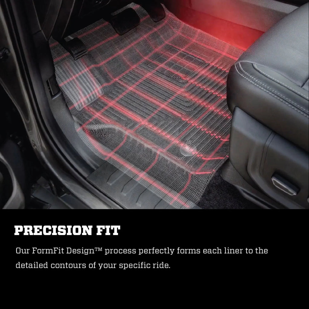 Black Front & 2nd Seat Floor Liners for Ford F150 G912417