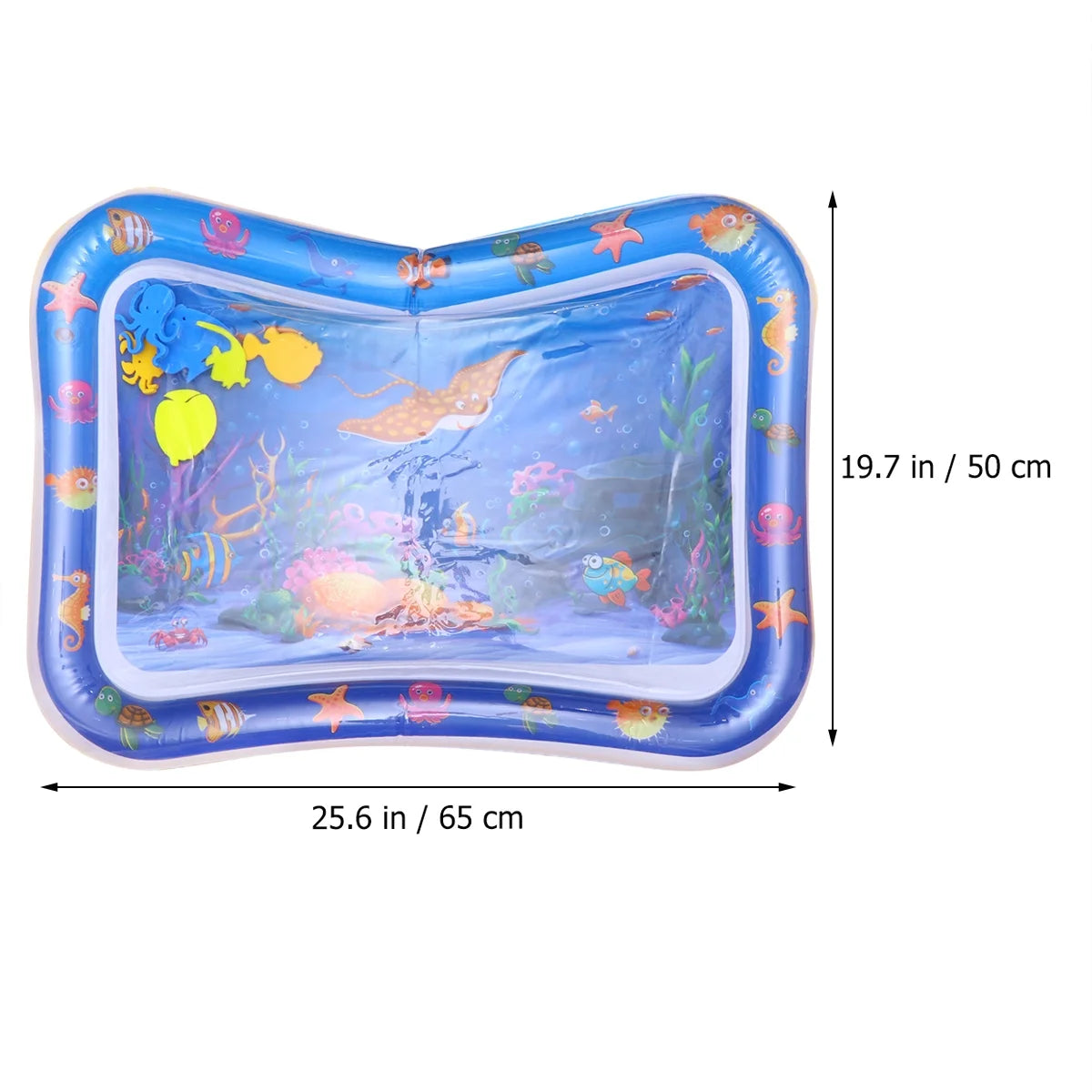 Inflatable Crawling Cushion Water Play Mat (Blue) W370165
