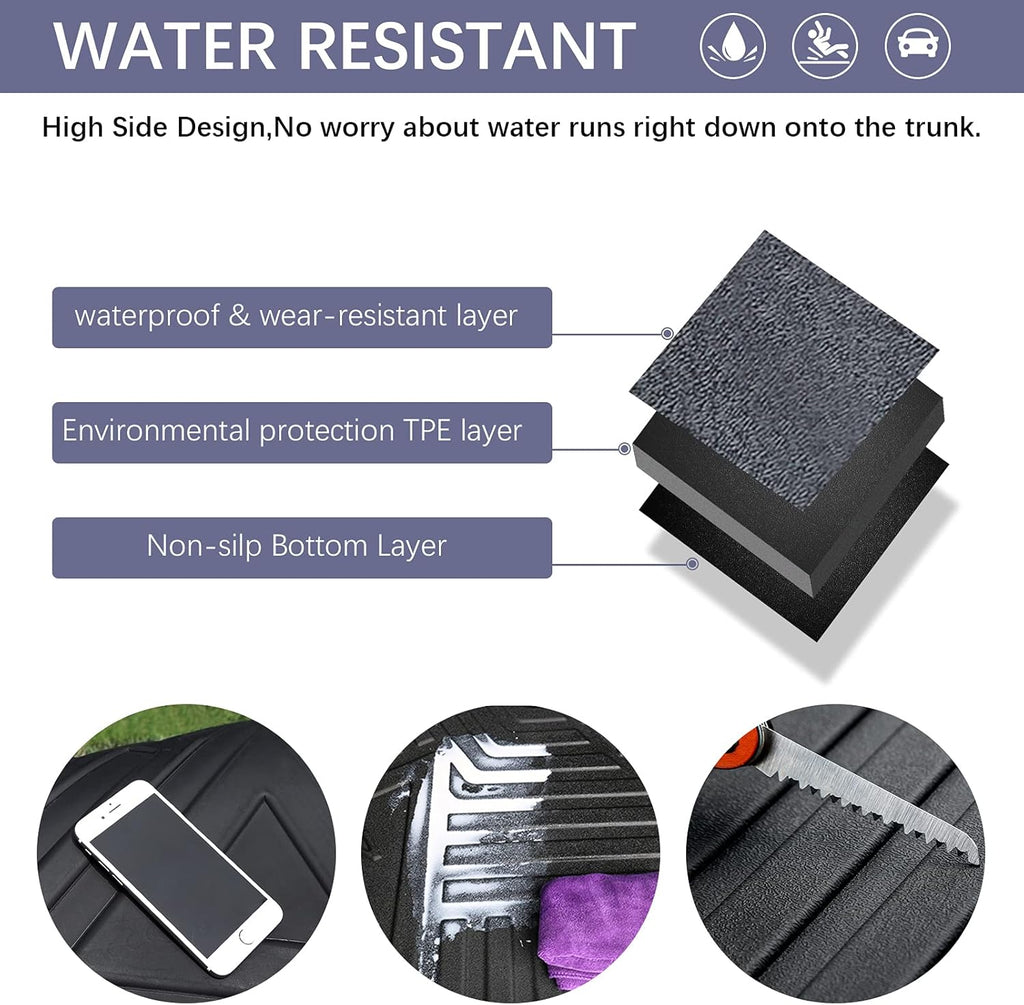 Black TPO All Weather Cargo Liner D611