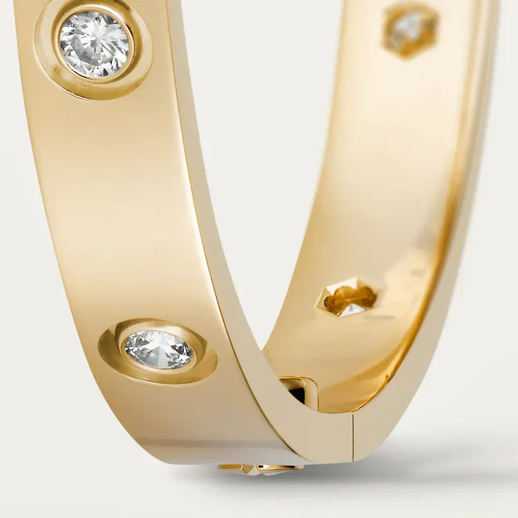 Bracelet with 10 Diamonds J137449