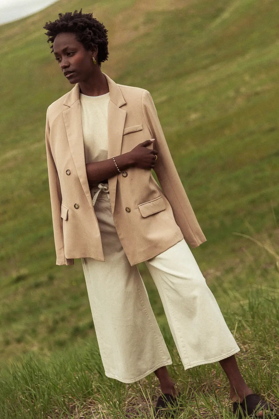 Taupe Blazer Z93828