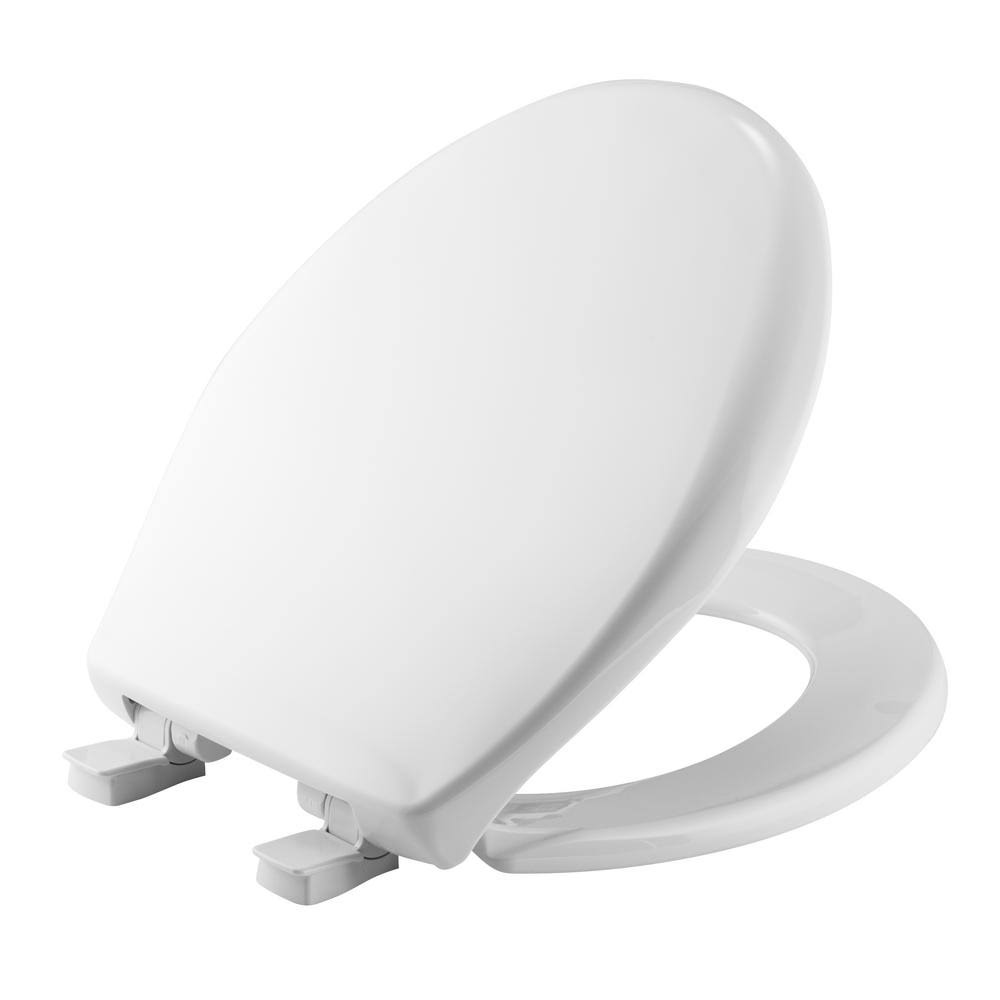 White Plastic Slow Close Toilet Seat X419