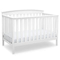 White 4-in-1 Convertible Baby Crib L232534