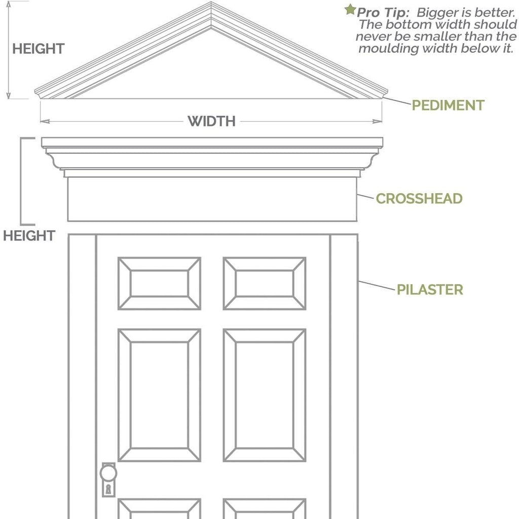 10x108 Raised Panel PVC Pilaster with Capital & Base (Pair) F4308