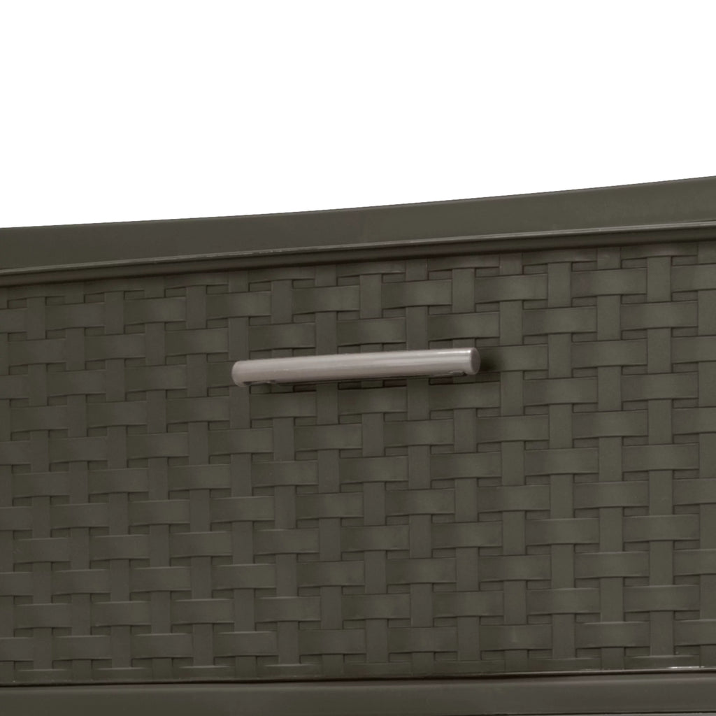 3 Drawer Wide Weave Tower Espresso B709746