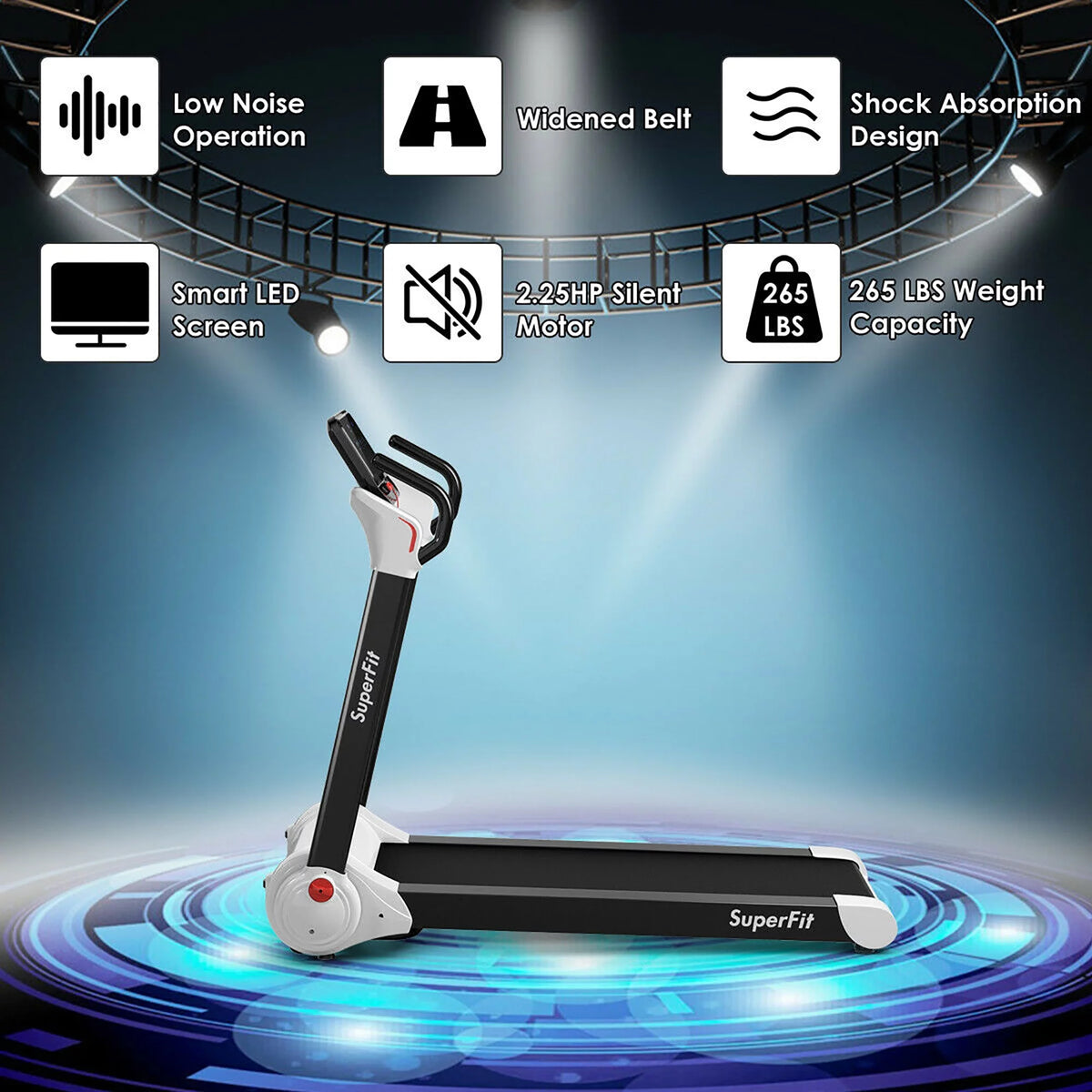 Folding Electric Motorized Treadmill Z7599