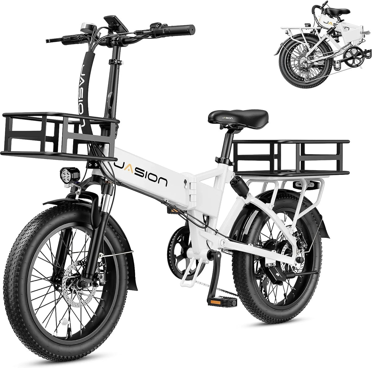 500W Folding Electric Bike with 48V 10AH Removable Battery Y634475