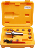 Cat40 Shank 10 Pc Er16 Collet Set with Wrench in Fitted Box B97373