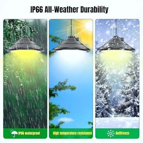 3000K Warm LED Hanging Ceiling Pendant Light with Timer R9067