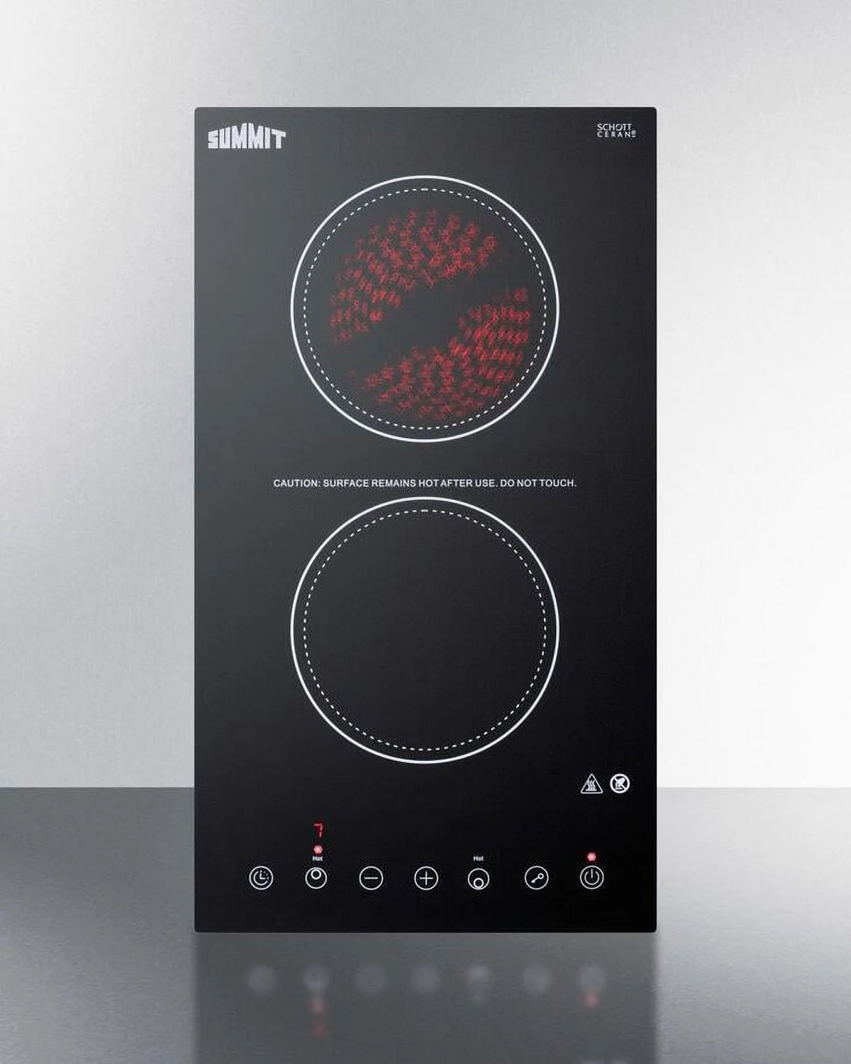 2-Burner Electric Cooktop in Black S249506