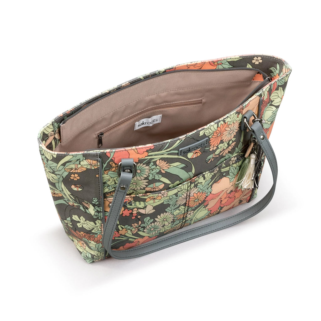 Cotton Coated Canvas Tote V6905