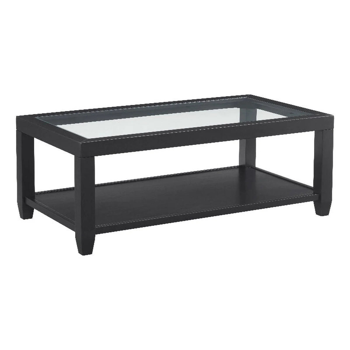 3 Piece Coffee Table and 2 End Tables in Black E89453