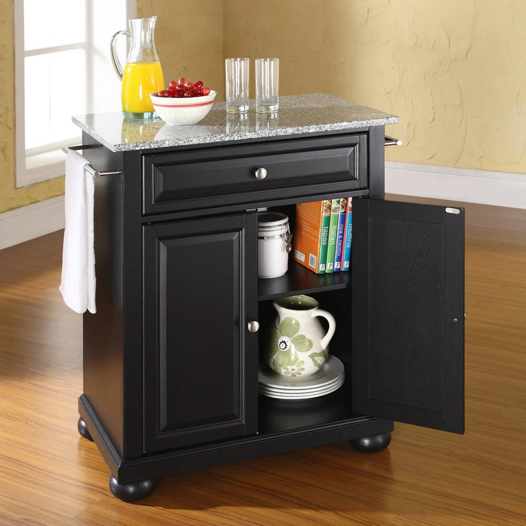 Wood Portable Kitchen Island X19972