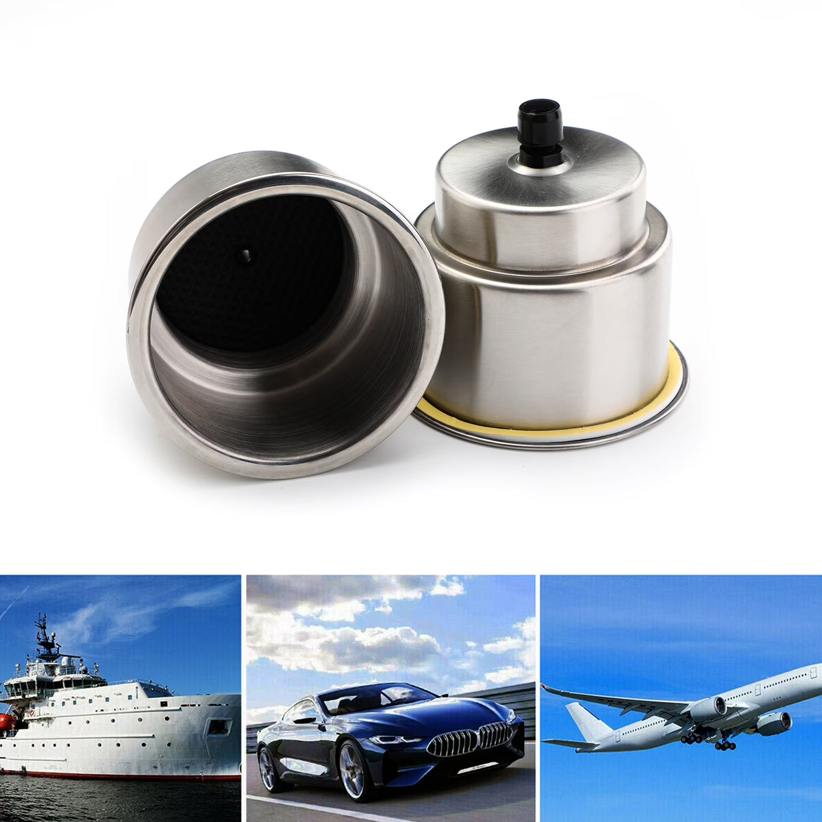 2-Pack Stainless Steel Drink Holders M958