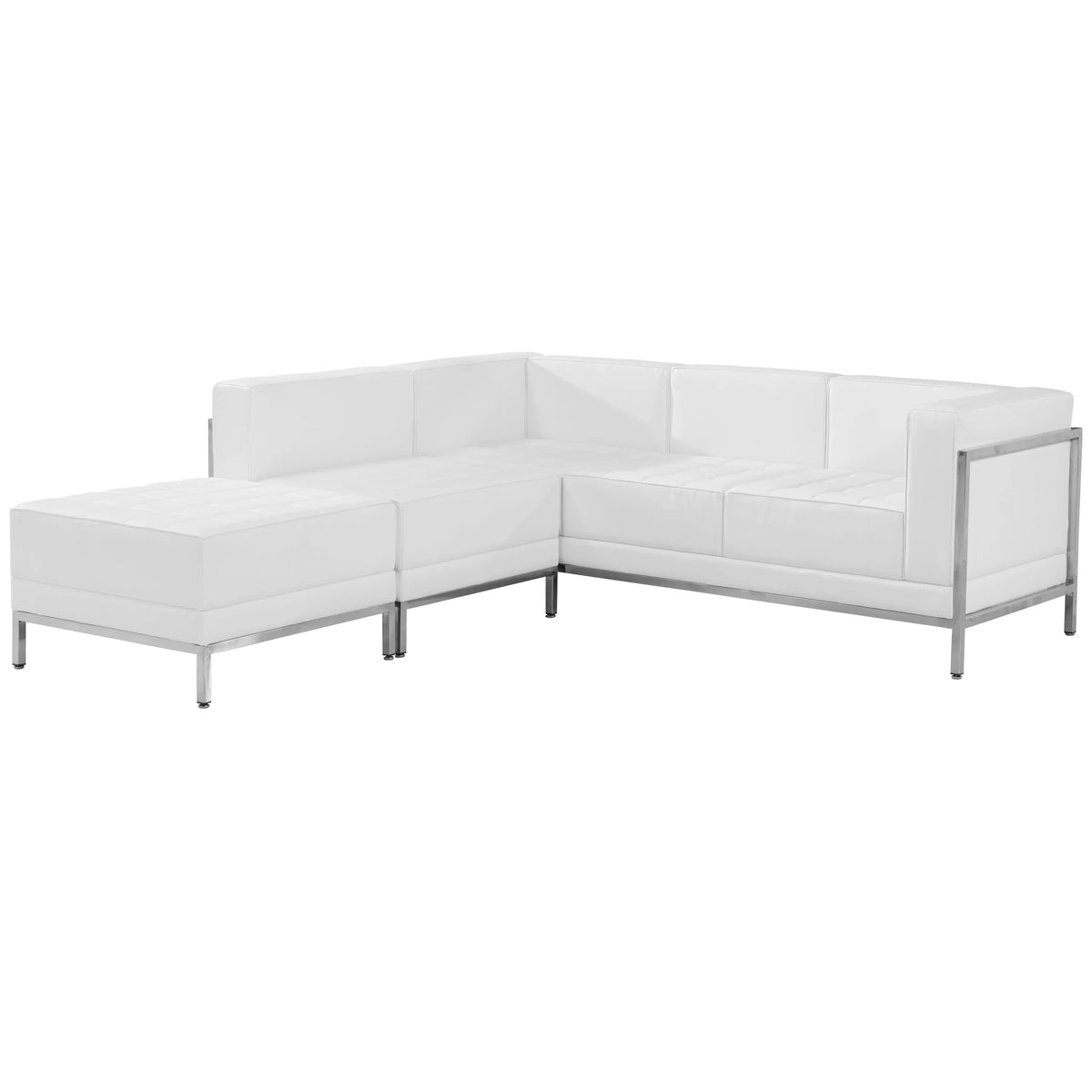 3 Piece LeatherSoft Modular Sectional B203898