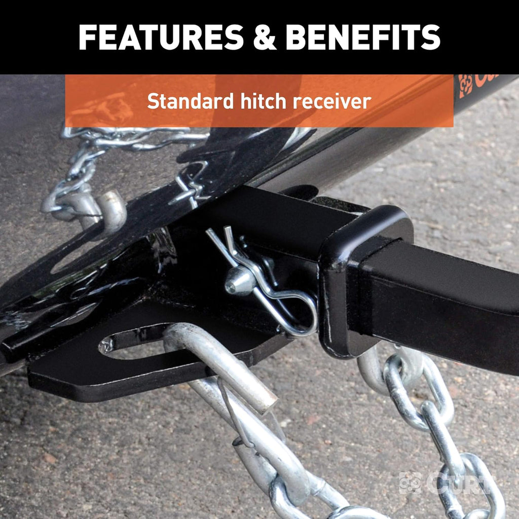 Trailer Hitch with Ball Mount, 1-1/4-Inch Receiver P94813
