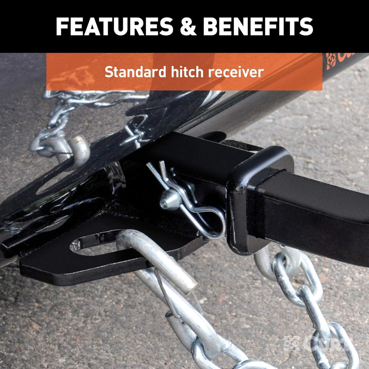 Trailer Hitch with Ball Mount, 1-1/4-Inch Receiver P94813