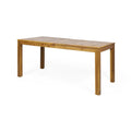 Rustic Rectangle Acacia Wood Dining Table V40266