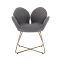 Velvet Accent Chair with Metal Legs G48520