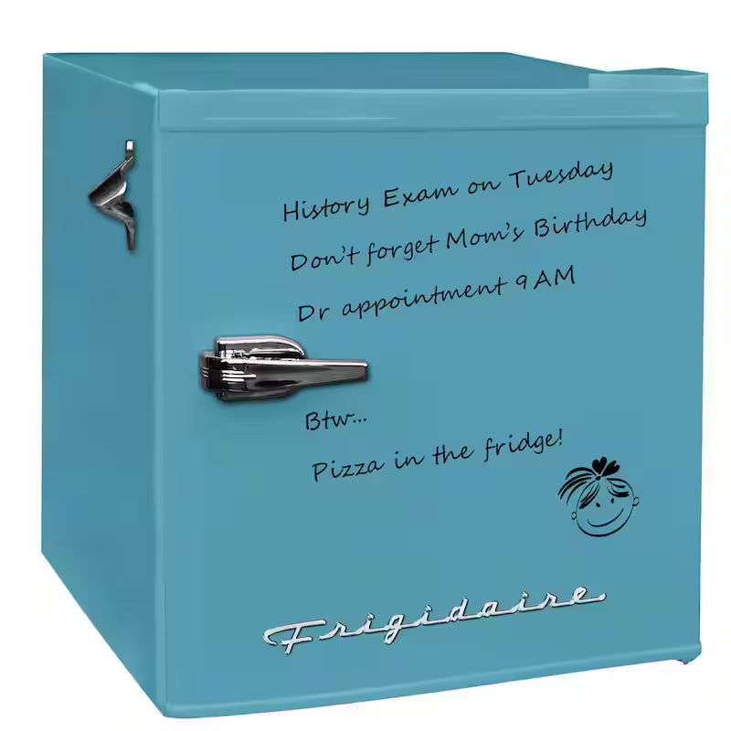 1.6 cu. ft. Mini Retro Refrigerator in Blue N87145