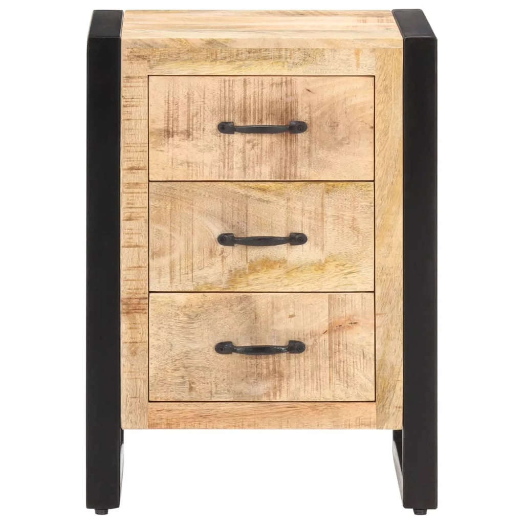 Bedside Cabinet Solid Mango Wood T493