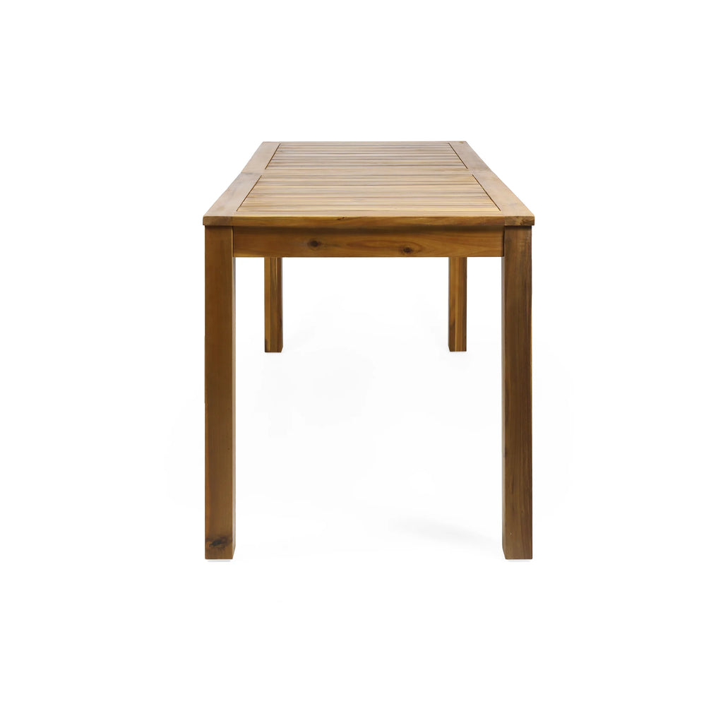 Rustic Rectangle Acacia Wood Dining Table V40266