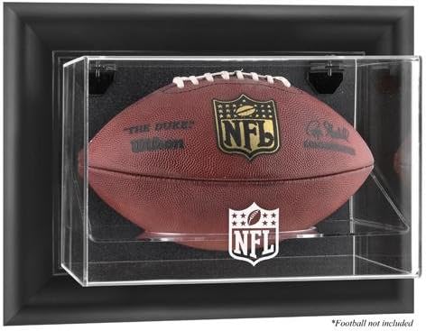 Black Framed Wall-Mountable Football Logo Display Case D954263