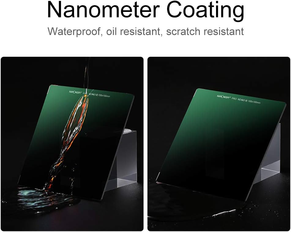 100 x 100mm ND64 6 Stop Square Filter Neutral Density Optical Glass G67802