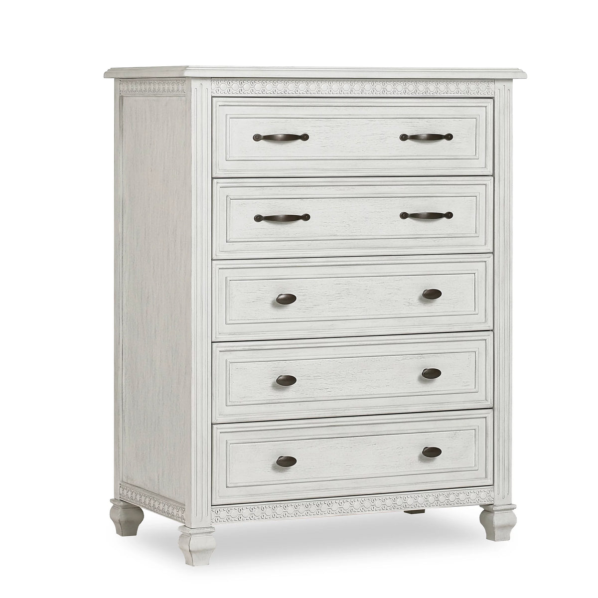 Antique Grey Mist 5 Drawer Chest T251701