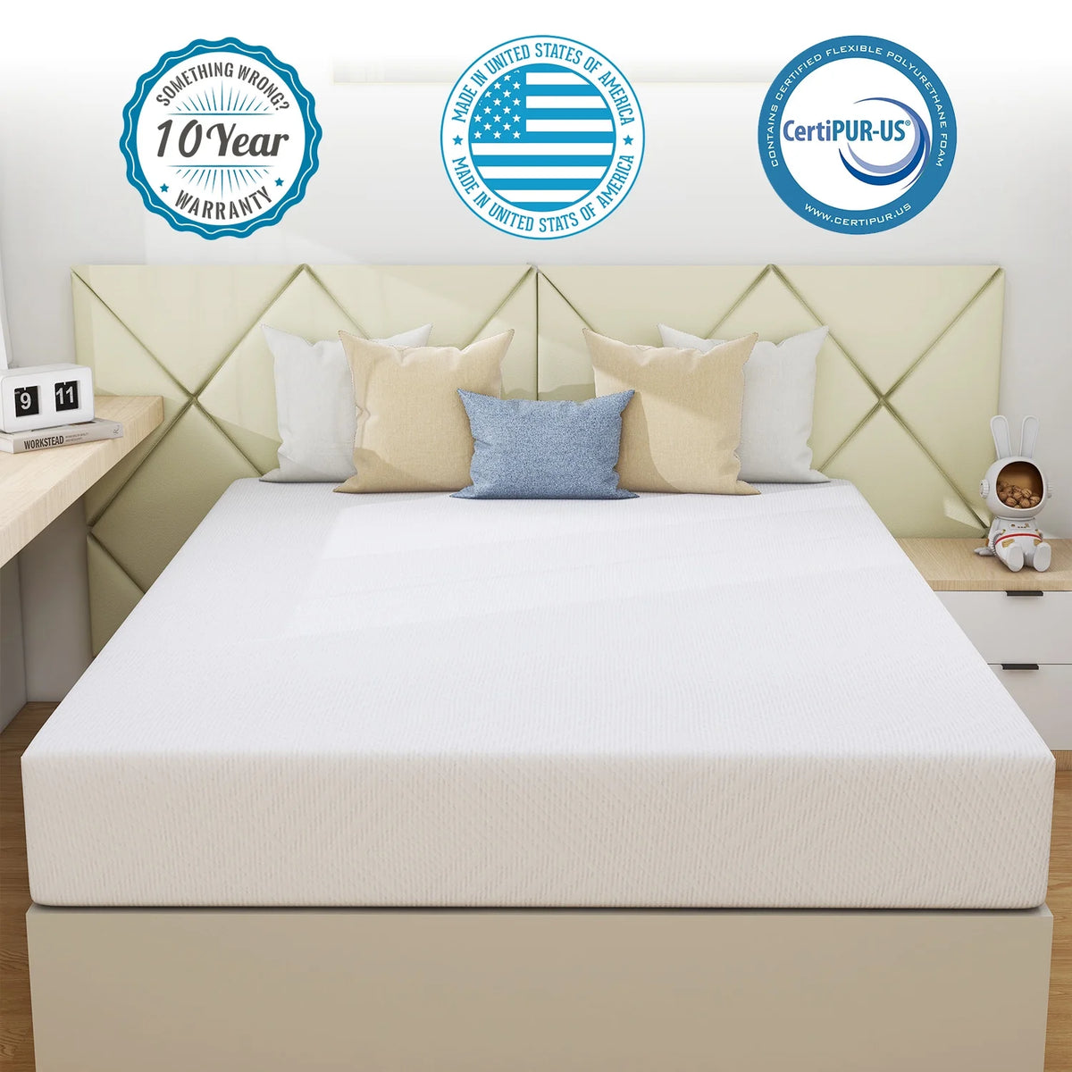 8 inch Gel Memory Foam Twin Mattress Q226