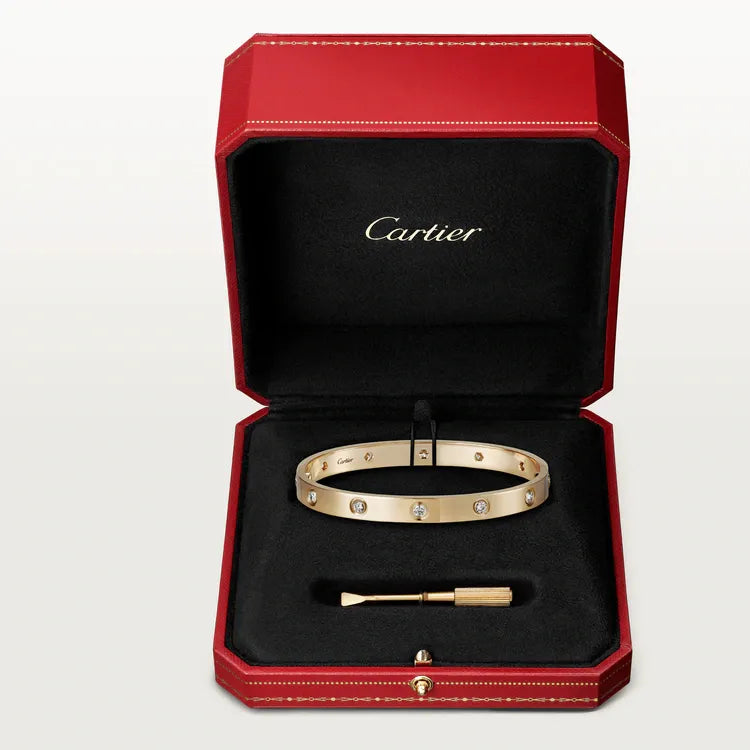 Bracelet with 10 Diamonds J137449