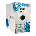 Cat6 Plenum UTP Solid Bulk Ethernet Network Cable 550 Mhz 23 AWG Blue N44985
