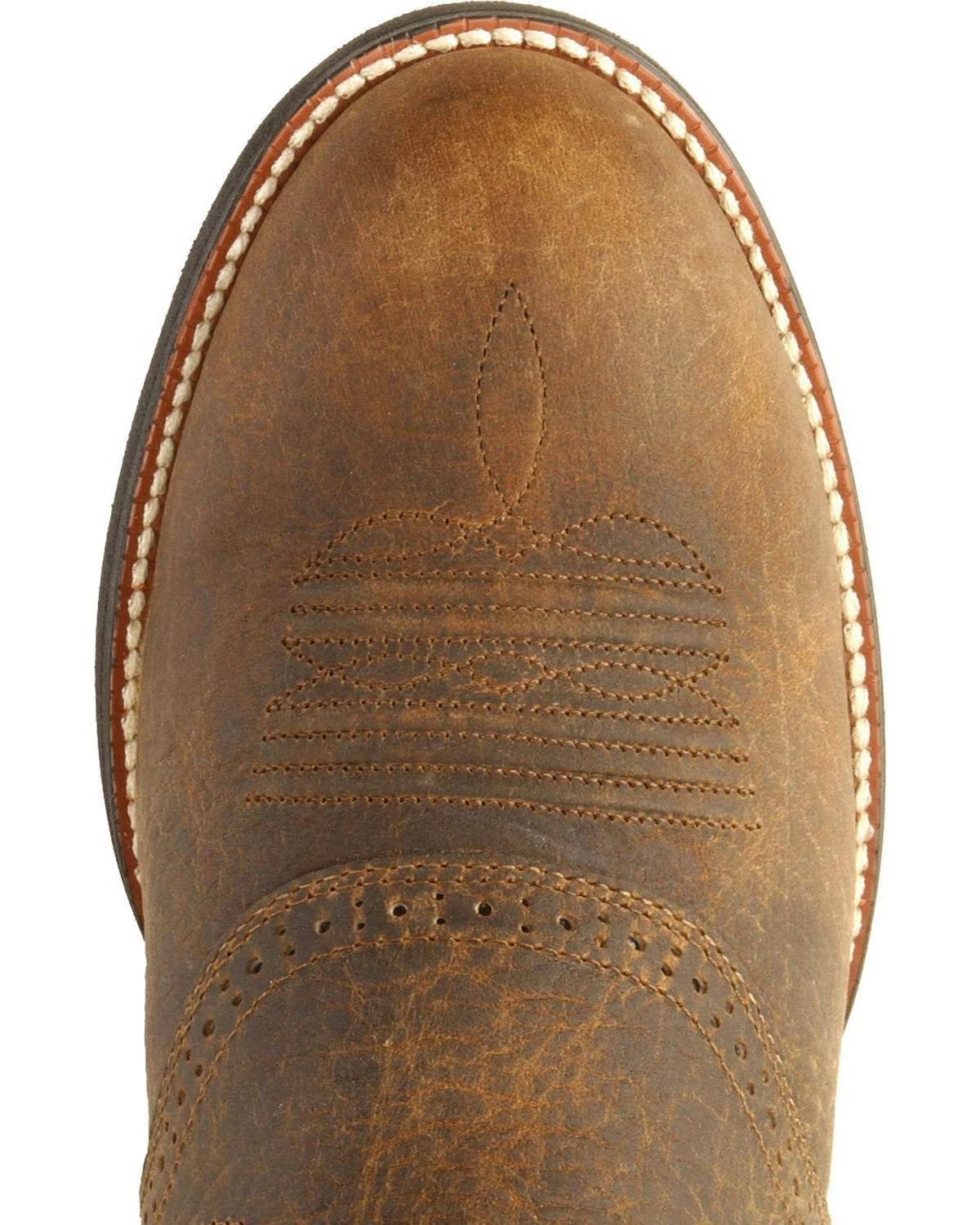 Brown Leather Stockman Boots S19810