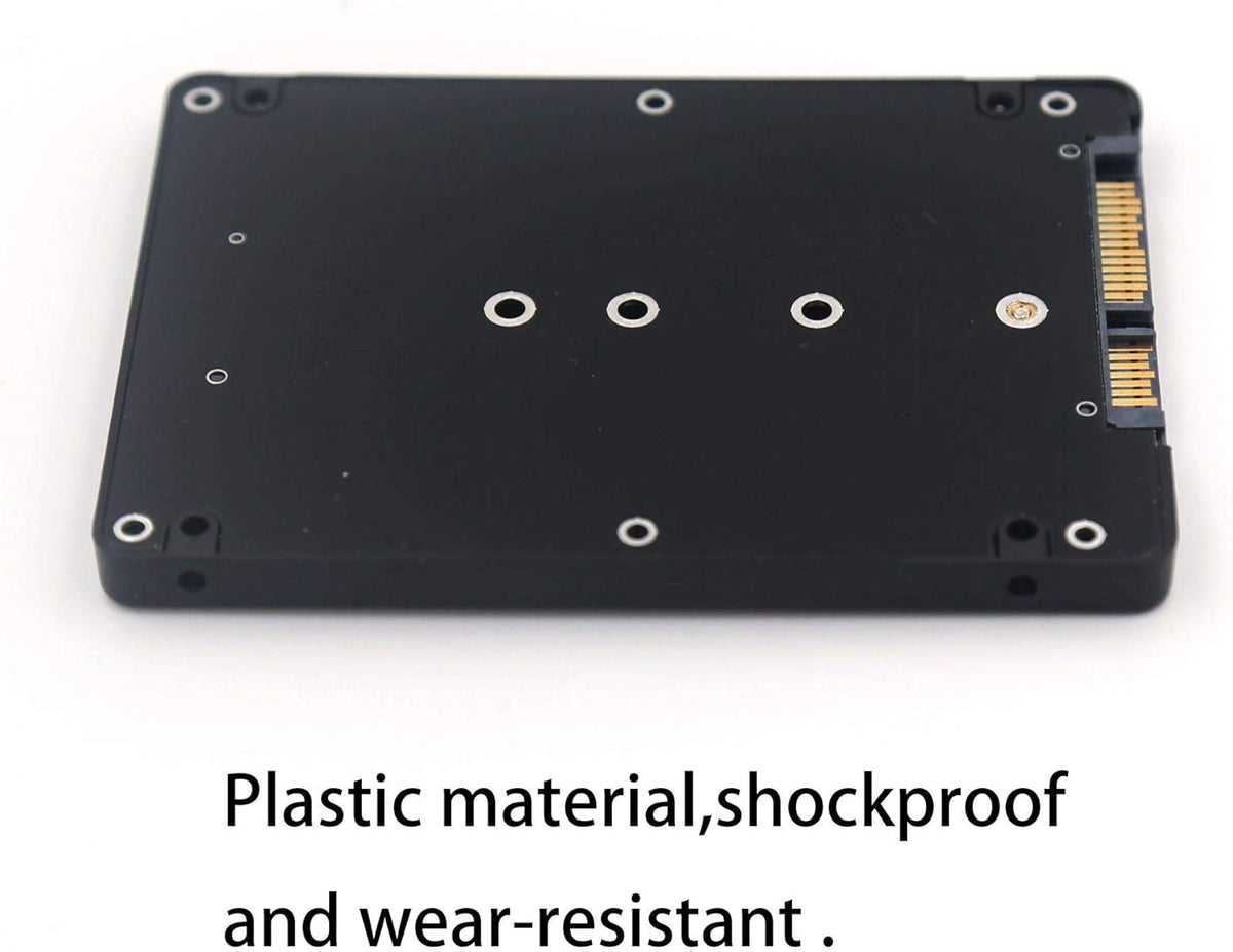 M.2 to 2.5 inch SATA Enclosure Adapter Pack of 2 E734628