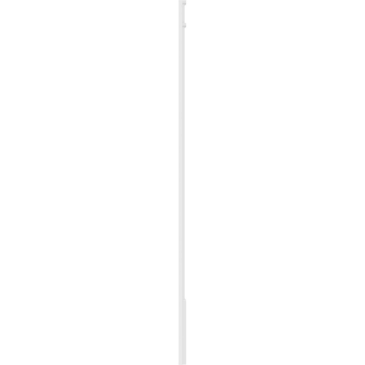 10x108 Raised Panel PVC Pilaster with Capital & Base (Pair) F4308
